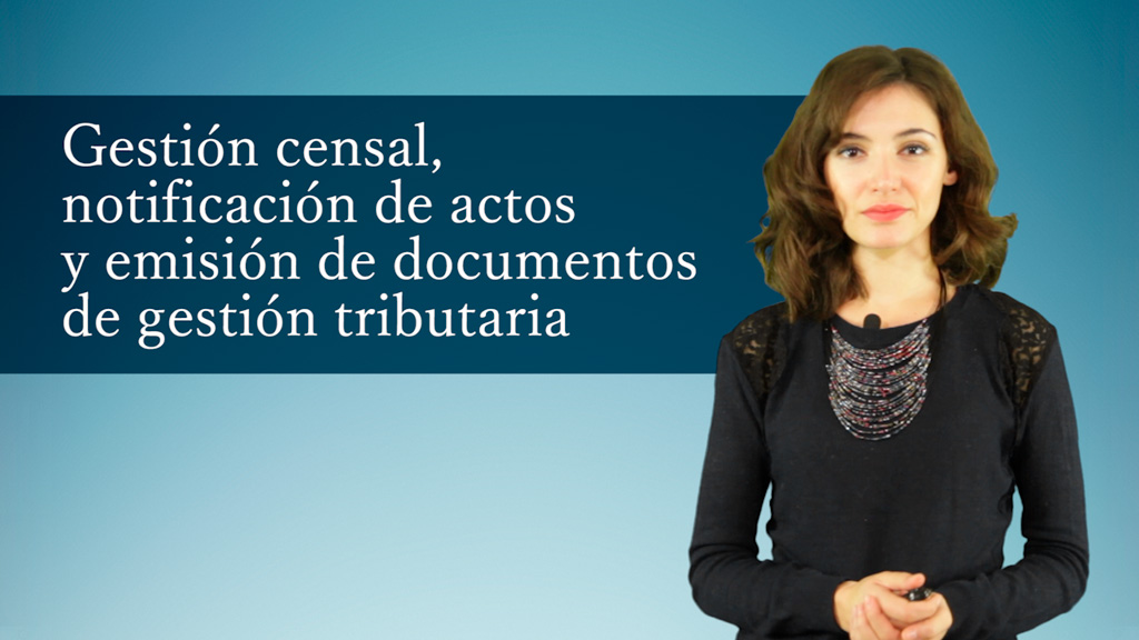 Curso de Gestión censal, notificaciones y docs.tributaria